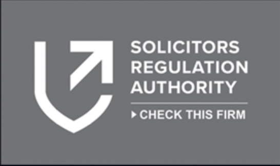 Authorised and regulated by the Solicitors Regulation Authority - check this firm